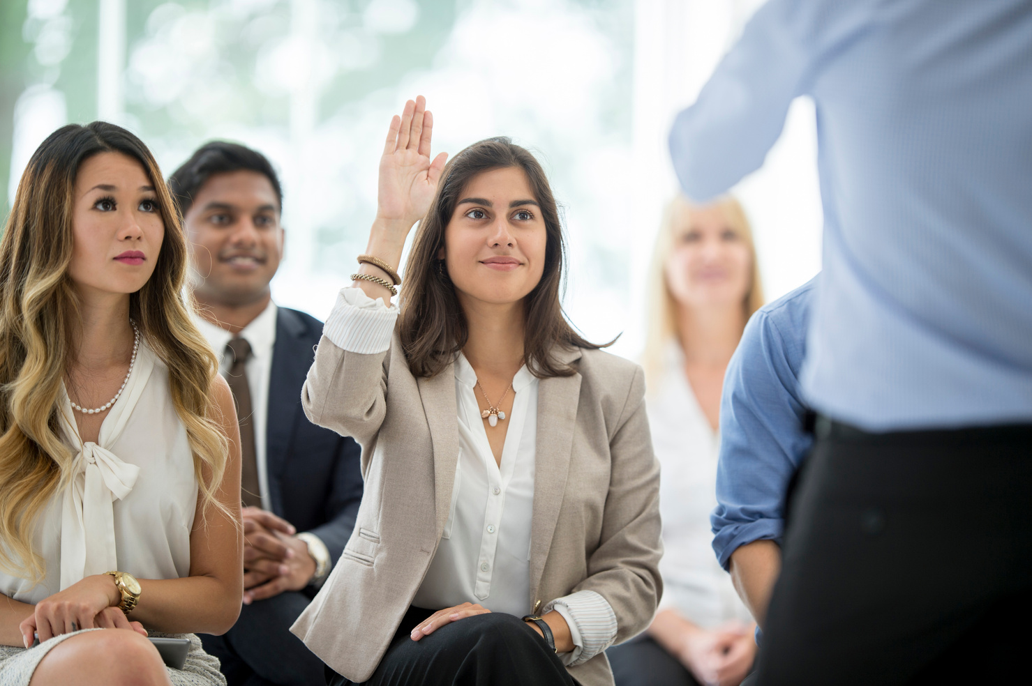 Asking a Question During a Training Program